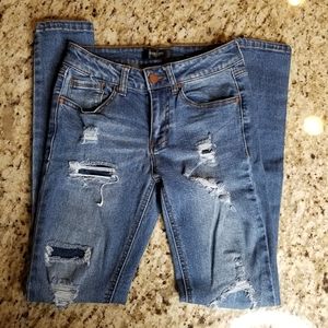 BLACK LABEL C'EST TOI | Distressed Skinny Jeans 27